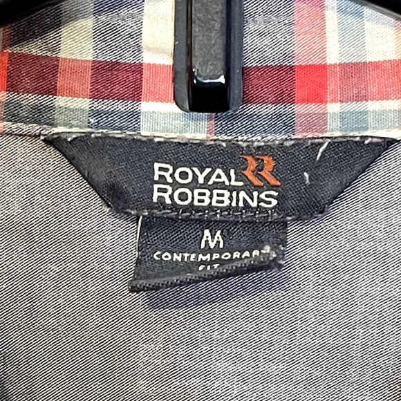 Royal Robbins Contemporary Fit Men's Plaid Short Sleeve Shirt Button Up Medium - Picture 6 of 8